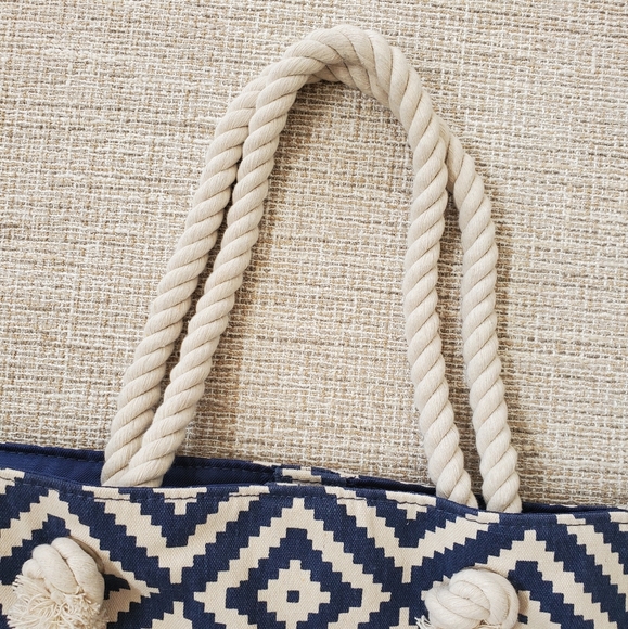 Summer & Rose Rope Handle Tote Bag - Picture 6 of 12